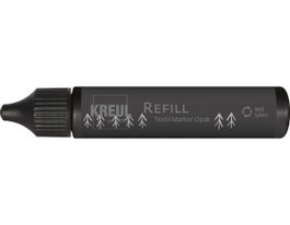 Kreul Rotulador de recarga Textil Opak Negro 25ml