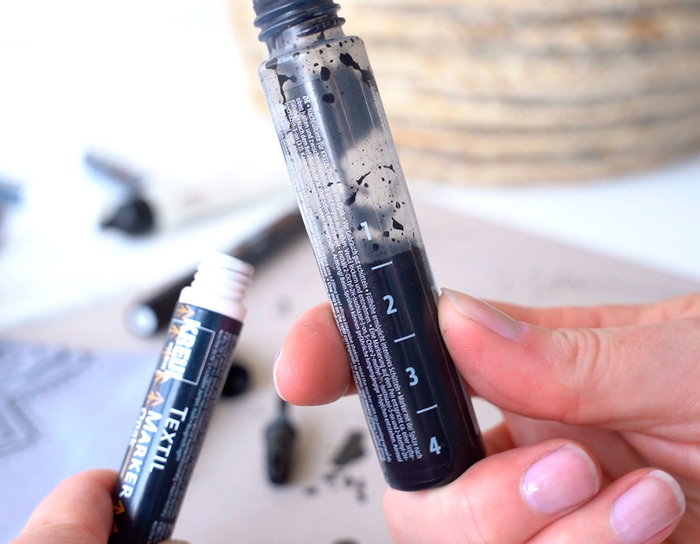 Kreul Rotulador de recarga Textil Opak Negro 25ml