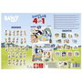 Educa Puzzle Superpack 4 en 1 Bluey con Puzzle de 25 y 50 Piezas, Juego de Memoria y Dominó de 28 Piezas. Edad 3+
