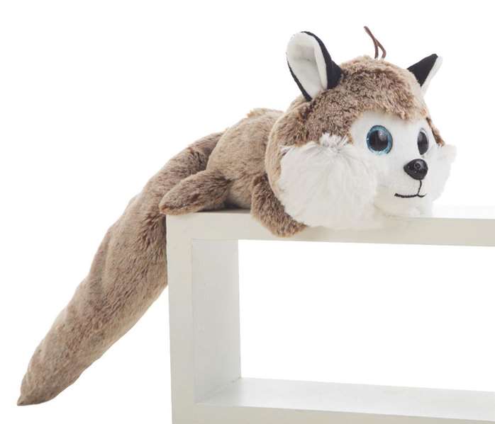 Creaciones Llopis Animales RAB 4 Surt Ardilla Husky Vaca Tigre Peluche 75 cm