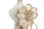 DKD Home Decor Portavelas de Metal Envejecido Blanco