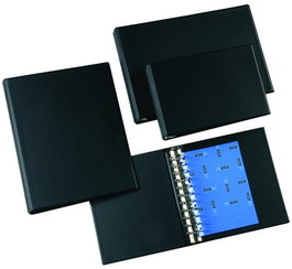 Multifin Carpeta 3005-M con 16 Anillas 24mm en Plástico Folio Negro 215x310 mm