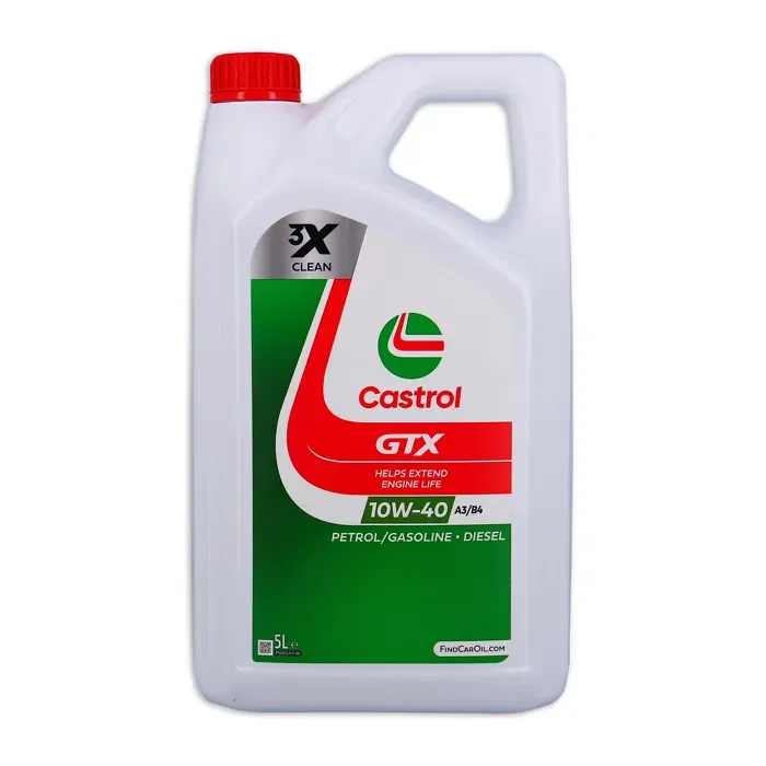 Castrol GTX 10W-40 A3/B4 Aceite de Motor 5L Castrol GTX 10W-40 A3/B4 Aceite de Motor 5L