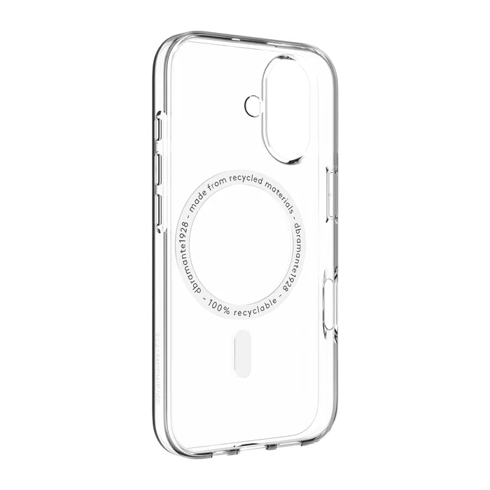 Dbramante1928 Greenland Pro MS - Funda transparente resistente a impactos para Apple iPhone 17, compatible con carga inalámbrica