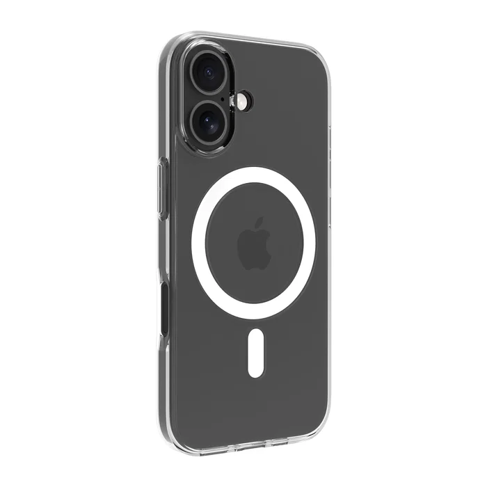 Dbramante1928 Greenland Pro MS - Funda transparente resistente a impactos para Apple iPhone 17, compatible con carga inalámbrica