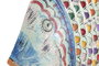 DKD Home Decor Decoración de pared de hierro Pez pintado Azul y multicolor