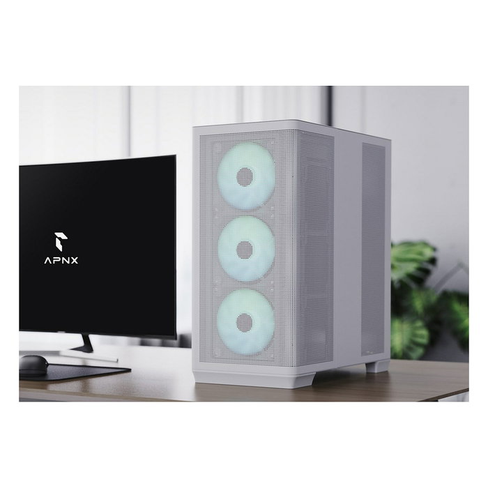 APNX C1-R-WT-v1 Midi Tower Blanco