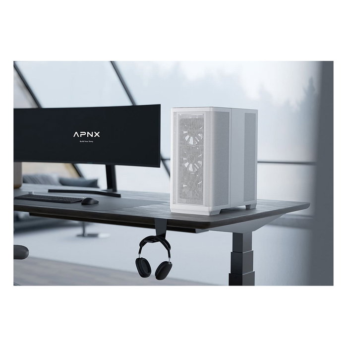 APNX C1-R-WT-v1 Midi Tower Blanco