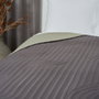 Day Colcha 220x240 cm Verde musgo y gris oscuro