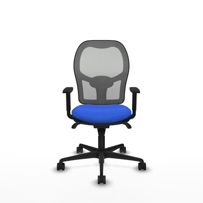 PIQUERAS Y CRESPO Silla de oficina Jorquera con mecanismo Sincro, Azul y Gris