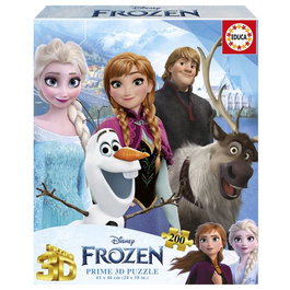 EDUCA BORRAS Puzzle 3D Lenticular Frozen de 200 piezas