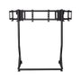 Thermaltake Soporte Triple para Monitores Pro GSC-MSP-MDSLBB-01 - Soporte de Piso para 3 Pantallas de 27" a 55", 60 kg, Ajuste de Altura, Negro