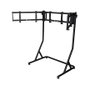 Thermaltake Soporte Triple para Monitores Pro GSC-MSP-MDSLBB-01 - Soporte de Piso para 3 Pantallas de 27" a 55", 60 kg, Ajuste de Altura, Negro