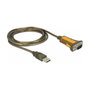 DeLOCK 65840 Adaptador USB 2.0 Tipo-A a Serie RS-232 DB9 de Rango de Temperatura Extendido