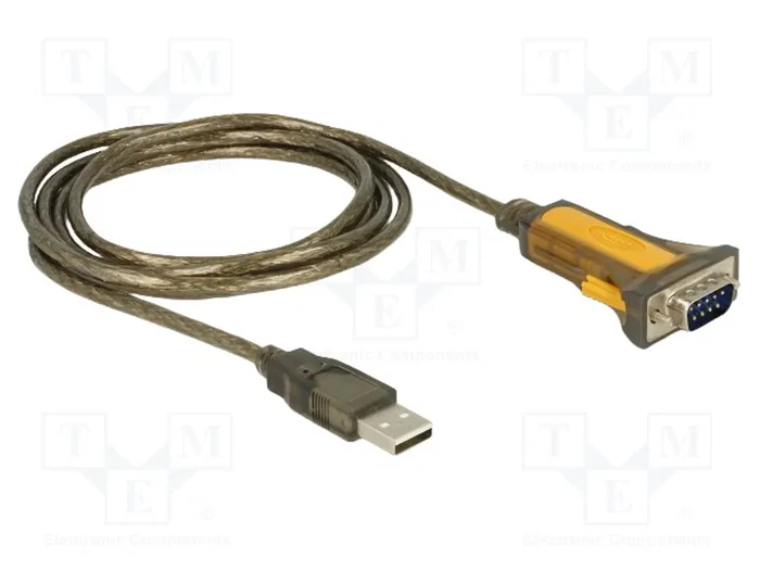 DeLOCK 65840 Adaptador USB 2.0 Tipo-A a Serie RS-232 DB9 de Rango de Temperatura Extendido