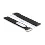 DeLOCK Brida autoadherente con lazo y campo de etiqueta 305 x 25 mm negro, 5 unidades
