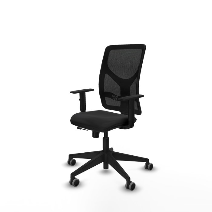PIQUERAS Y CRESPO Silla de oficina Motilla con mecanismo Sincro/Traslack Negro PIQUERAS Y CRESPO Silla de oficina Motilla con mecanismo Sincro/Traslack Negro