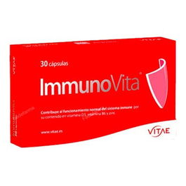VITAE Inmunovita 30 Cápsulas para el Sistema Inmune con Vitamina D3, B6 y Zinc