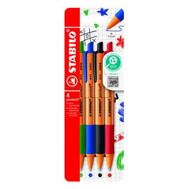 STABILO POINTBALL Bolígrafos Retráctiles Surtidos Caja de 4