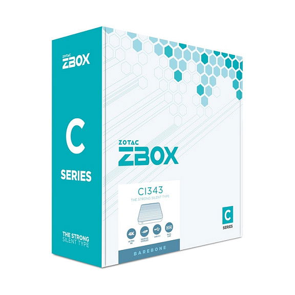 Zotac ZBOX CI343 NANO Mini-PC Barebone Intel N100 2xDDR5 SODIMM SATA M.2
