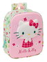 Safta Mochila Guardería 3D Bolsillo Red Hello Kitty 22x27x10 cm