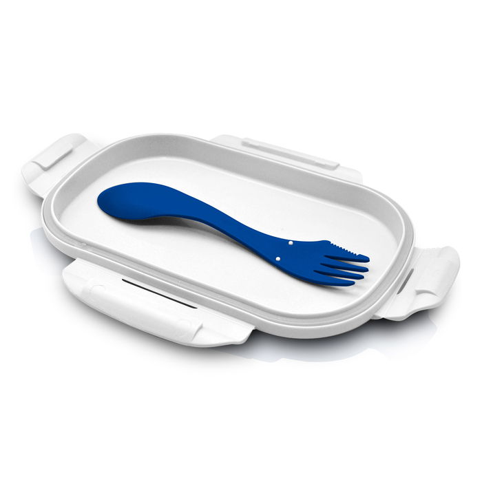 Kids Licensing Sandwichera con Cubiertos Real Madrid RM00007 Oficial Niños