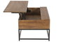 DKD Home Decor Mesa de Centro Plegable de Hierro y Abeto