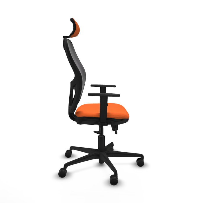 PIQUERAS Y CRESPO Silla de oficina Jorquera Naranja y Negro PIQUERAS Y CRESPO Silla de oficina Jorquera Naranja y Negro