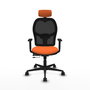 PIQUERAS Y CRESPO Silla de oficina Jorquera Naranja y Negro