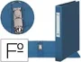 Pardo Carpeta 2 anillas 40 mm folio azul plastico 285 x 335 mm