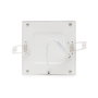 Placa LED Cuadrada 6W 470Lm Luz Blanca Natural 4200K Empotrable Ultrafina 108x108mm Interior IP25 40.000H GR-RD-NP-06-W