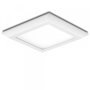 Placa LED Cuadrada 6W 470Lm Luz Blanca Natural 4200K Empotrable Ultrafina 108x108mm Interior IP25 40.000H GR-RD-NP-06-W