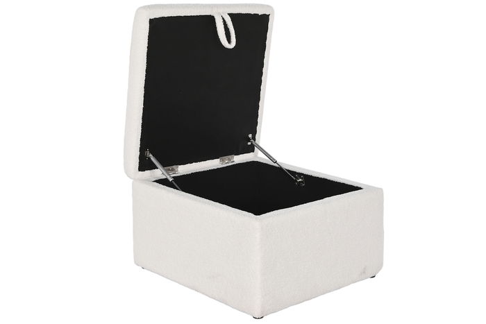 DKD Home Decor Descalzadora Blanco 60 x 36 x 60 cm Poliester MDF