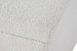 DKD Home Decor Descalzadora Blanco 60 x 36 x 60 cm Poliester MDF