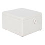 DKD Home Decor Descalzadora de Poliéster y MDF Blanco
