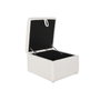 DKD Home Decor Descalzadora de Poliéster y MDF Blanco