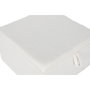 DKD Home Decor Descalzadora de Poliéster y MDF Blanco