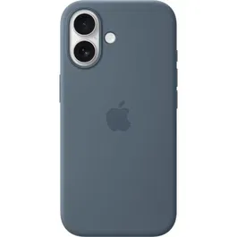 Apple MGEW4ZMA Funda de Silicona con MagSafe para iPhone 17 - Azul Ancla