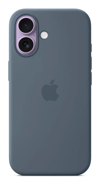 Apple MGEW4ZM/A Funda de Silicona con MagSafe para iPhone 17 - Anchor Blue, Protección contra Caídas y Rayones, Carga Inalámbrica, 45% Silicona Reciclada