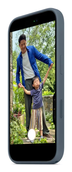 Apple MGEW4ZM/A Funda de Silicona con MagSafe para iPhone 17 - Anchor Blue, Protección contra Caídas y Rayones, Carga Inalámbrica, 45% Silicona Reciclada