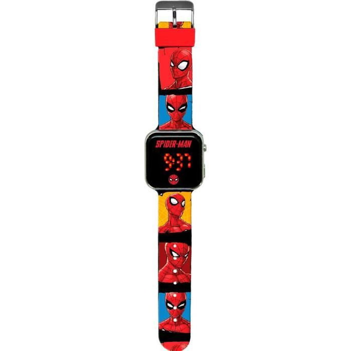 Kids Euroswan Reloj digital Spiderman con luz LED SPD4903 Kids Euroswan Reloj digital Spiderman con luz LED SPD4903