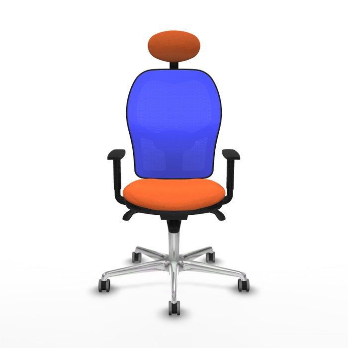 PIQUERAS Y CRESPO Silla de oficina Jorquera Naranja y Azul PIQUERAS Y CRESPO Silla de oficina Jorquera Naranja y Azul