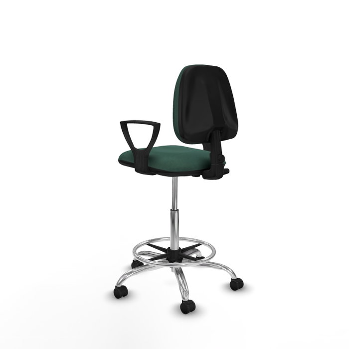 PIQUERAS Y CRESPO Taburete Isso CP Bali verde botella
