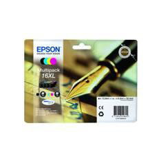 Epson Multipack Tinta T163640 XL Compatible con WF-2010, WF-2510, WF-2520, WF-2530, WF-2540