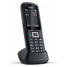 Gigaset R700H Pro Teléfono DECT Inalámbrico Terminal Resistente Pantalla 2.4" Negro