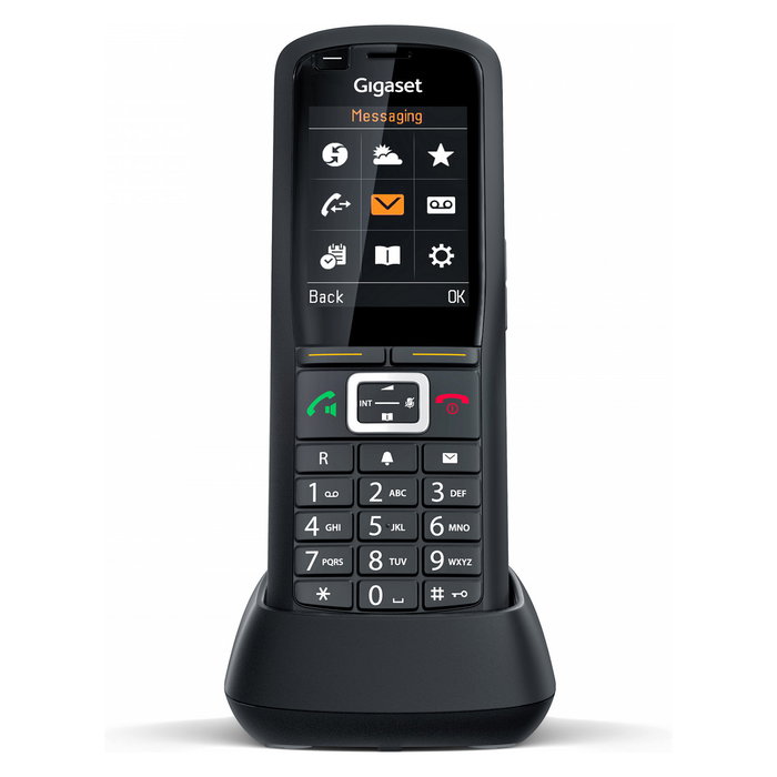 Gigaset R700H Pro Teléfono DECT Inalámbrico Terminal Resistente Pantalla 2.4" Negro Gigaset R700H Pro Teléfono DECT Inalámbrico Terminal Resistente Pantalla 2.4" Negro