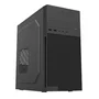 Approx APPC-401F Caja Micro ATX con Fuente de Alimentación 500W Incluida, Color Negro, 2 Bahías 3.5', 3 Bahías 2.5', USB 3.0, USB 2.0, Medidas 325 x 170 x 350 mm