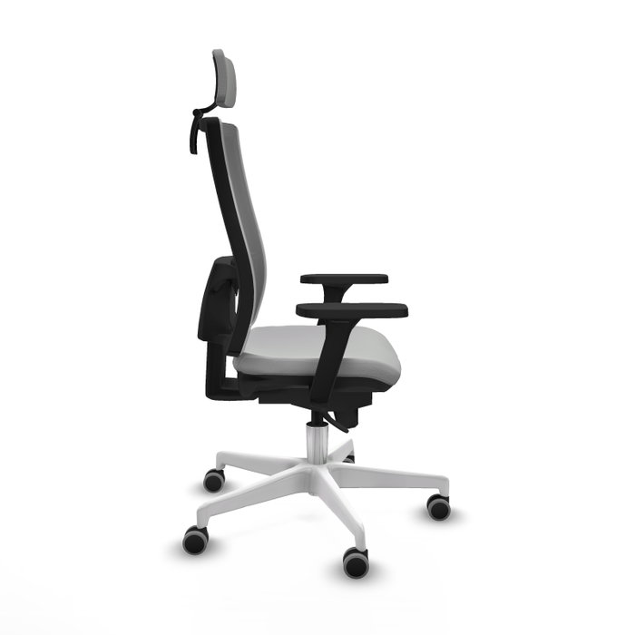 PIQUERAS Y CRESPO Silla de oficina Horna con Mecanismo Sincro, Gris PIQUERAS Y CRESPO Silla de oficina Horna con Mecanismo Sincro, Gris