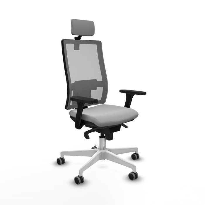 PIQUERAS Y CRESPO Silla de oficina Horna con Mecanismo Sincro, Gris PIQUERAS Y CRESPO Silla de oficina Horna con Mecanismo Sincro, Gris