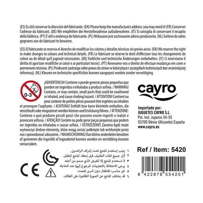 Cayro Expositor Love 9Uds. 38,5x30,5x26,5 cm